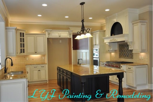 Custom made cabinets, Granite counter tops, & Flooring in Katy, TX